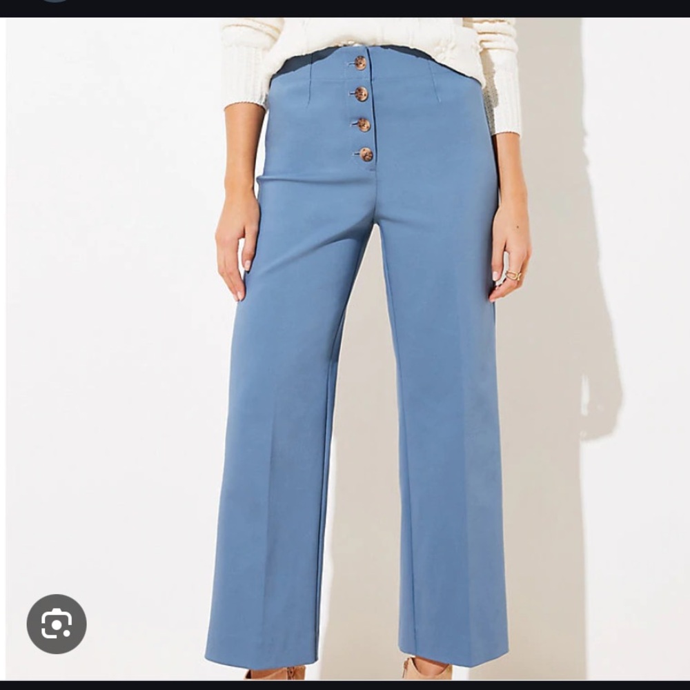 Loft High Waist Cropped Pants